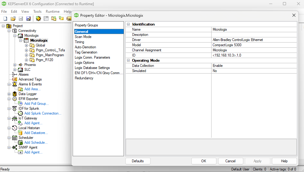 kepserver+compactlogix